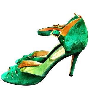 Sarah Jessica Parker Emerald High Heels